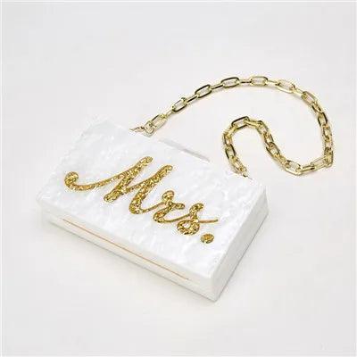 mrs. acrylic bag - basil boutique