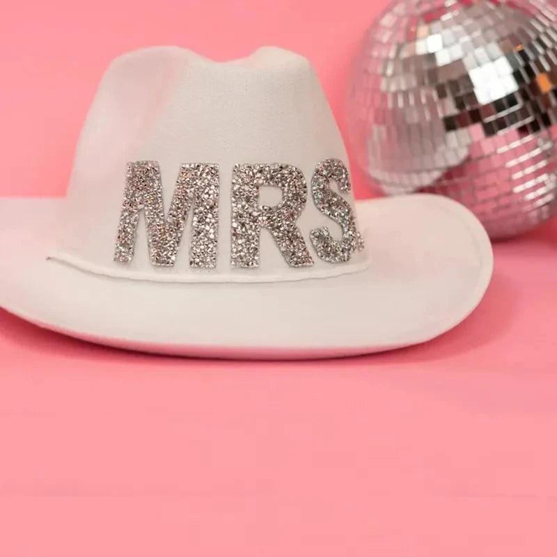 mrs. rhinestone cowgirl hat - basil boutique