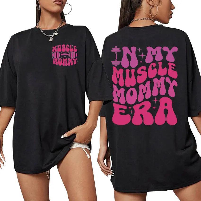 muscle mommy t-shirts - basil boutique