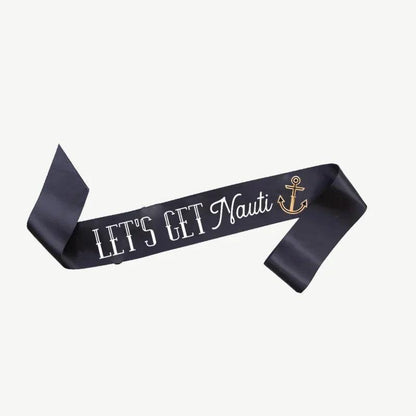 nauti bridal party sashes - basil boutique