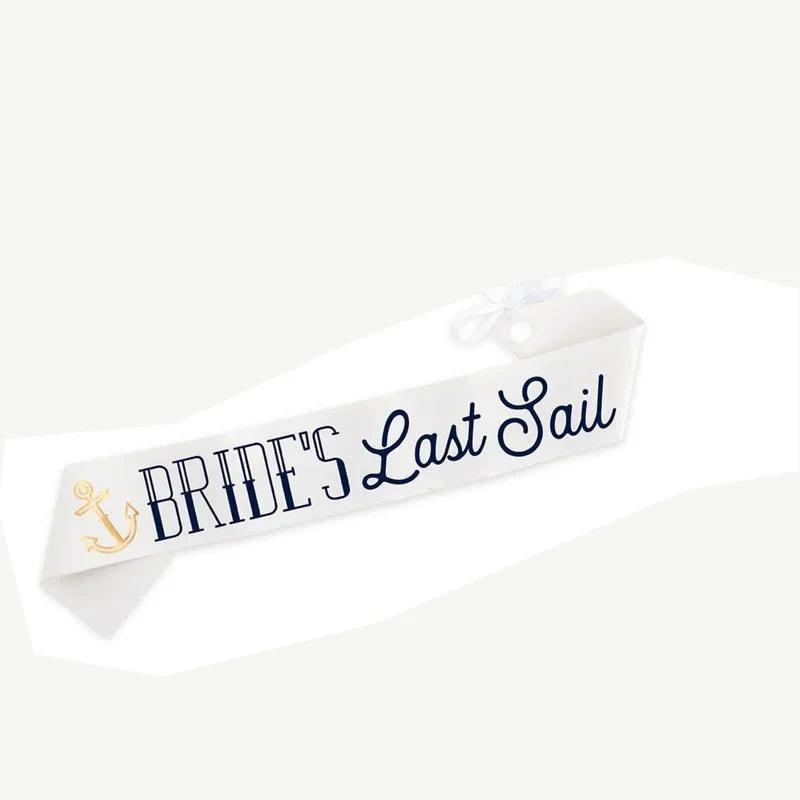 nauti bridal party sashes - basil boutique