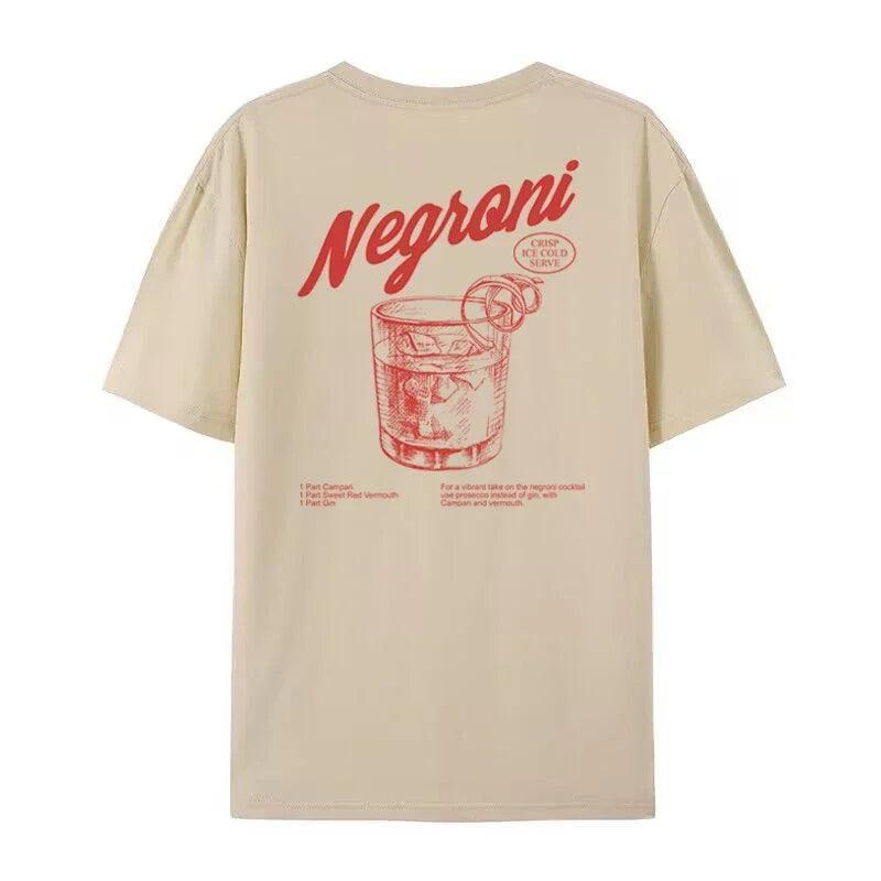 negroni cocktail t-shirt - basil boutique