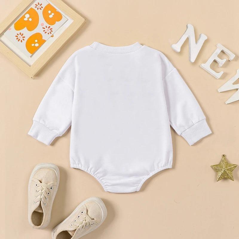 new year patch onesie - basil boutique