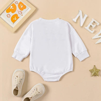 new year patch onesie - basil boutique