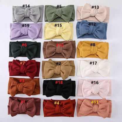 newborn bow head wrap - basil boutique