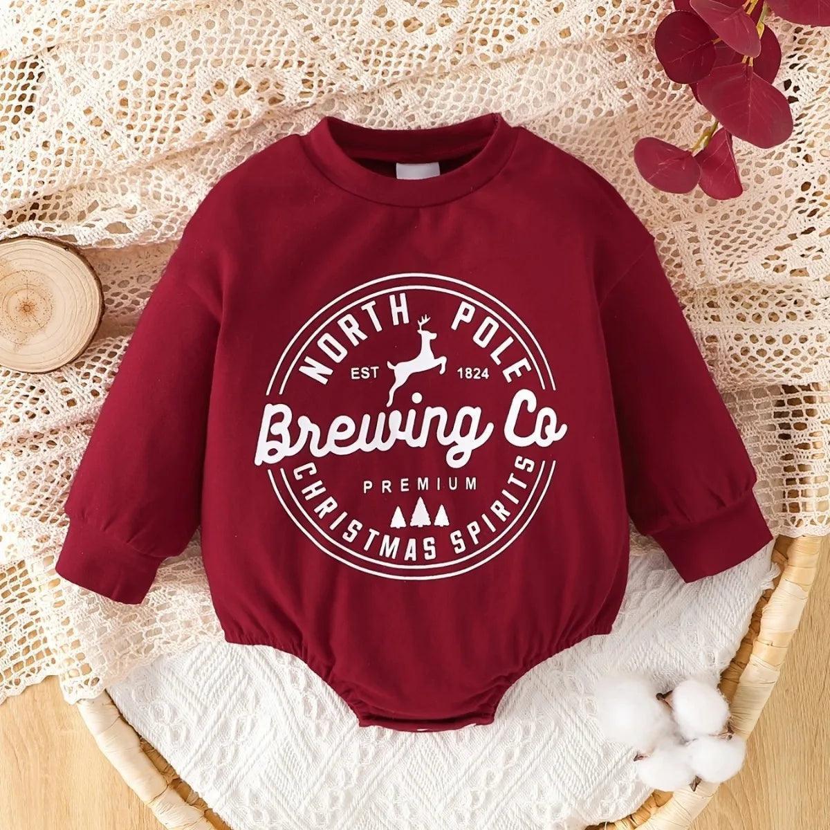 north pole brewing co. onesie - basil boutique