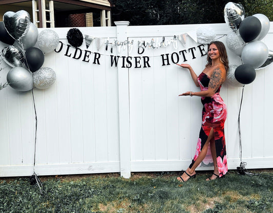 older wiser hotter banner - basil boutique