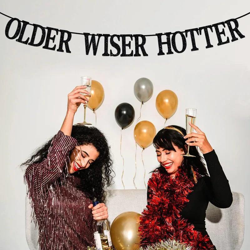 older wiser hotter banner - basil boutique