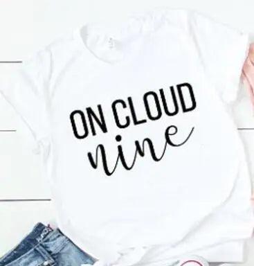 on cloud wine t-shirts - basil boutique