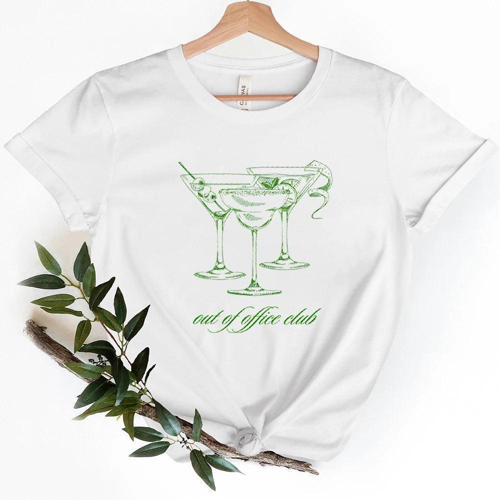 out of office club t-shirt - basil boutique