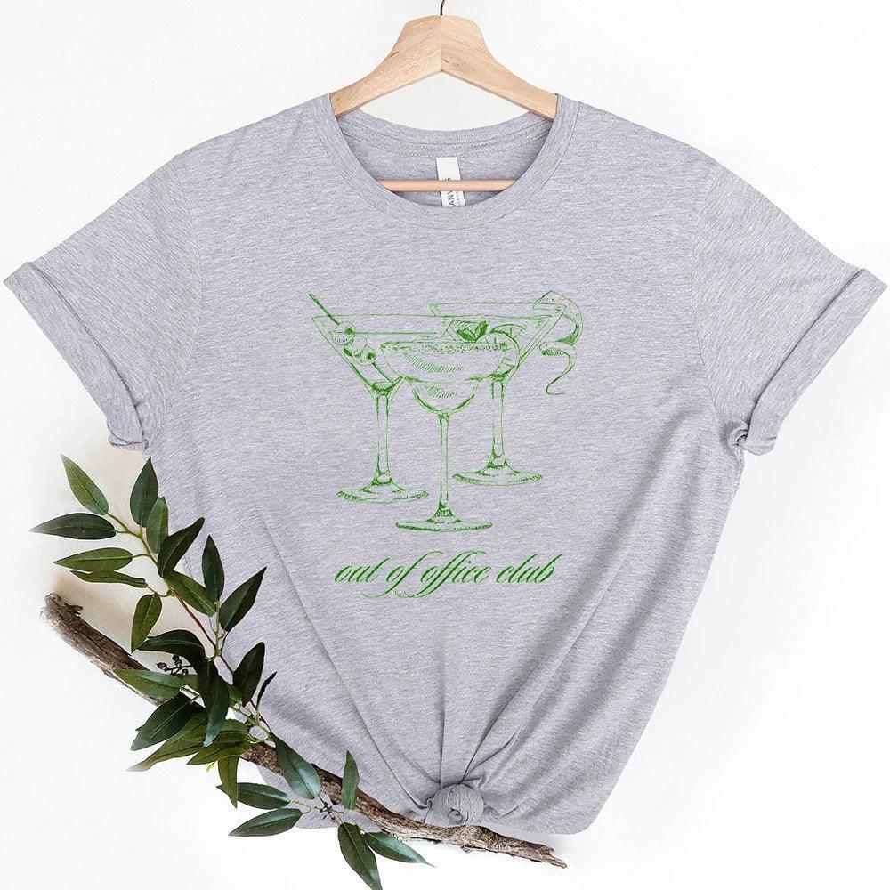 out of office club t-shirt - basil boutique