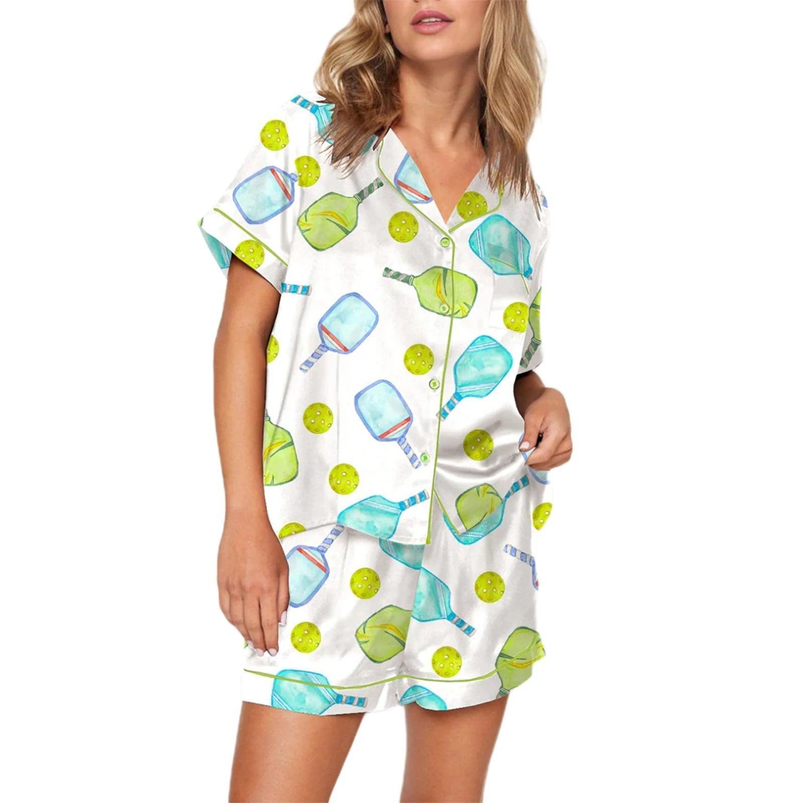 paddles + rackets pajamas - basil boutique