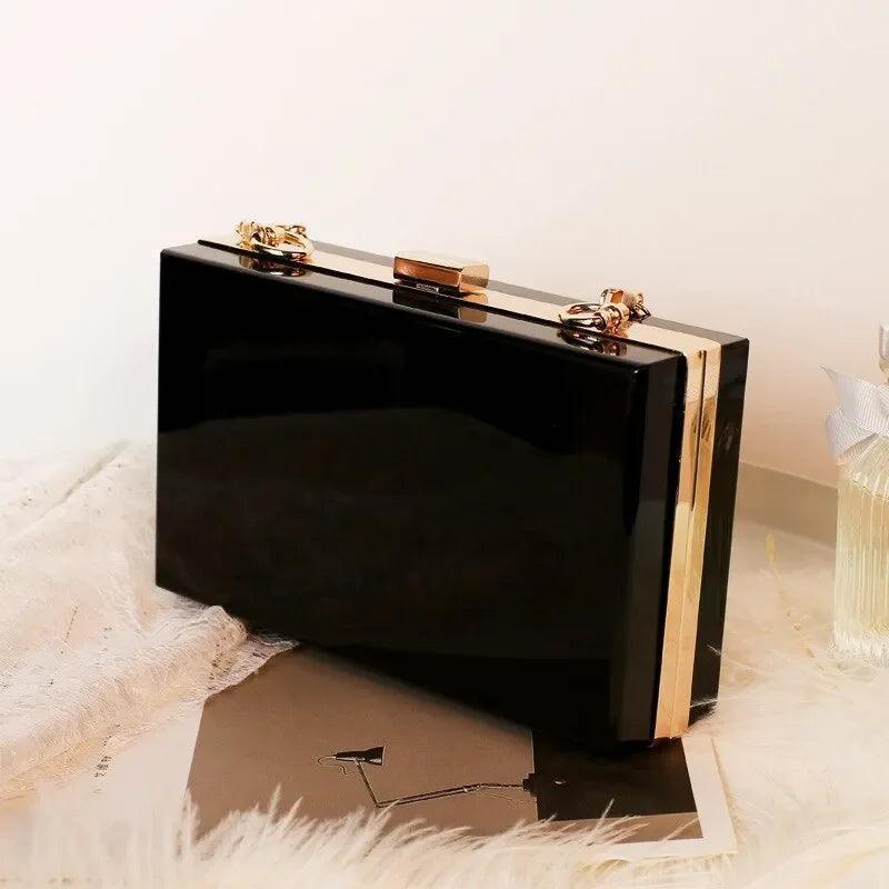 personalized acrylic clutch - basil boutique