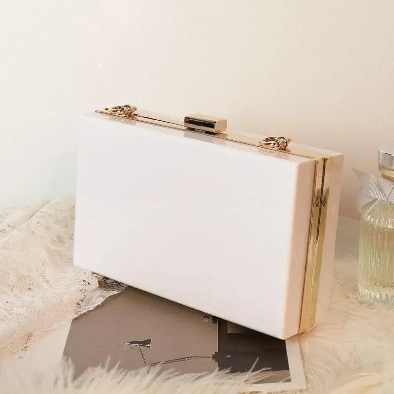 personalized acrylic clutch - basil boutique