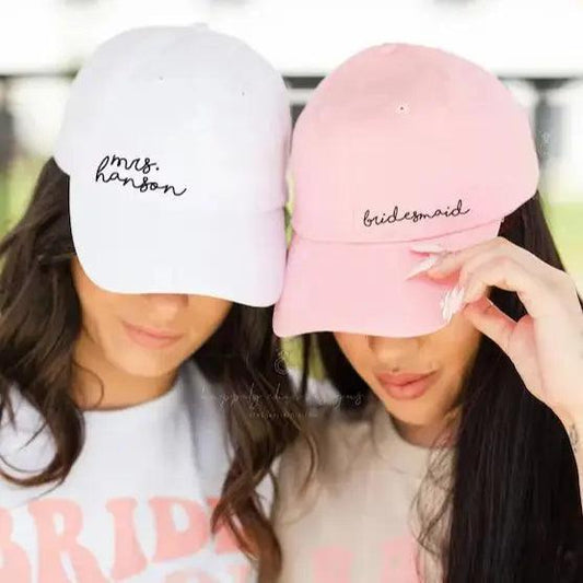 personalized baseball hat - basil boutique