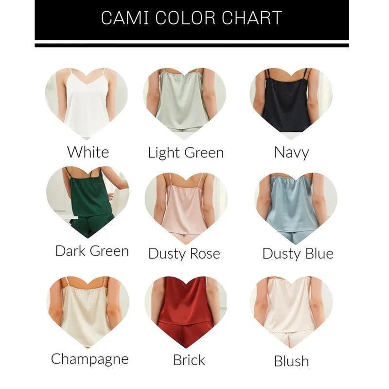 personalized cami pajamas - basil boutique