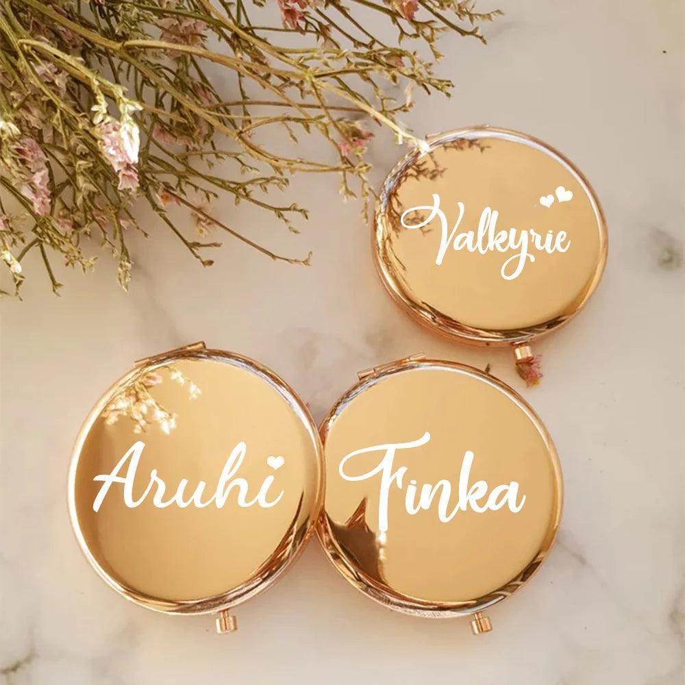 personalized compact mirror - basil boutique