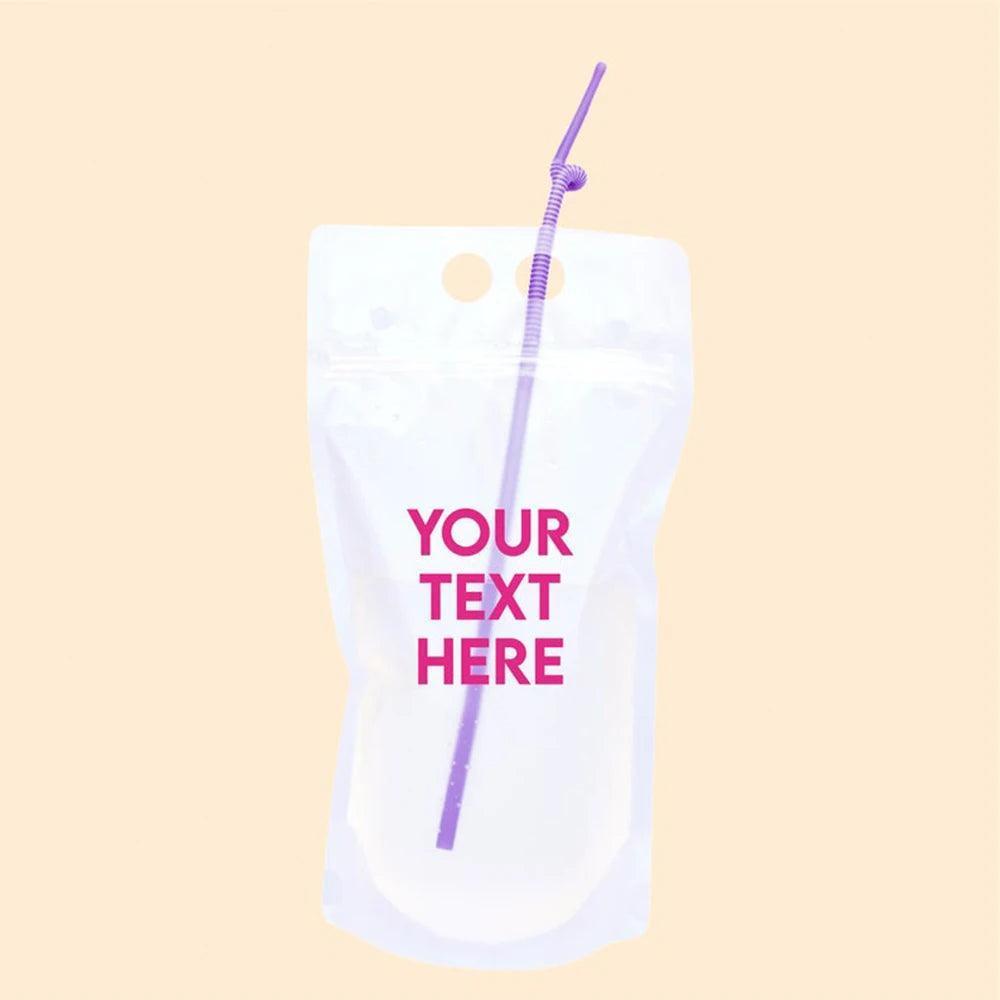 personalized drink pouches - basil boutique