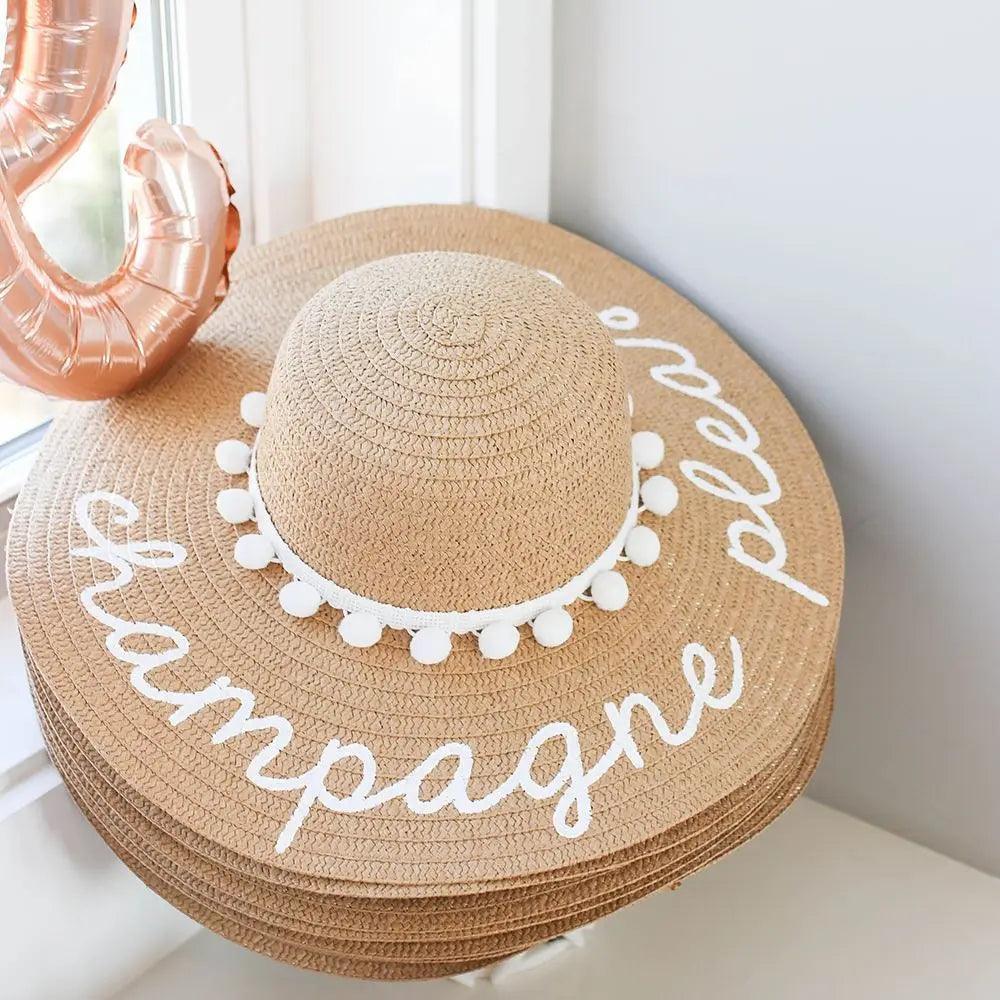 personalized floppy hat - basil boutique