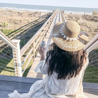 personalized floppy hat - basil boutique