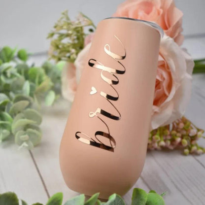 personalized flute tumbler - basil boutique