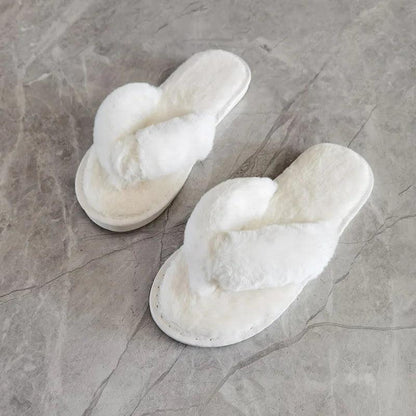 personalized fuzzy slippers - basil boutique