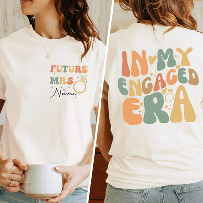 personalized in my engaged era t-shirt - basil boutique