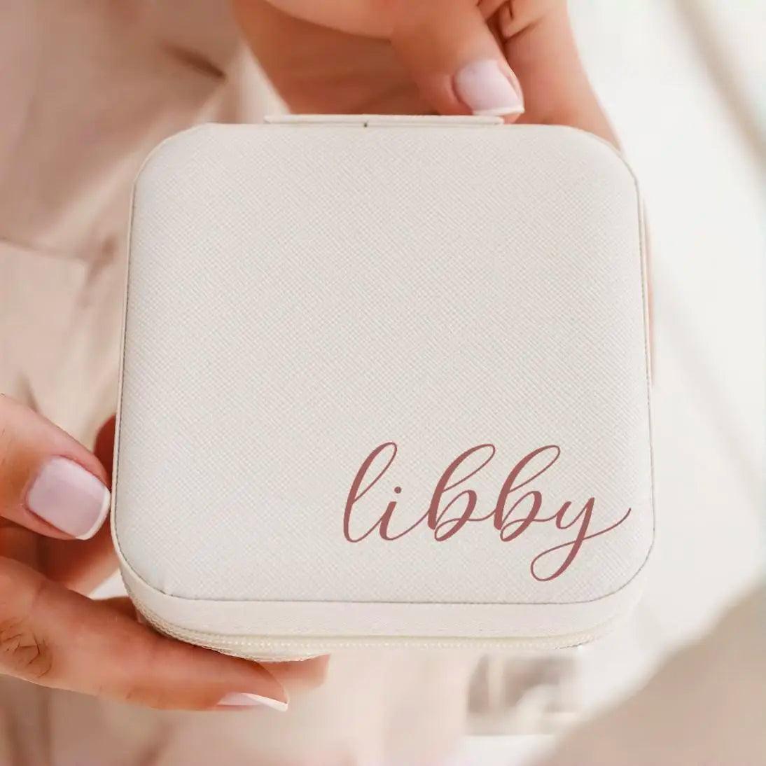 personalized jewelry box - basil boutique