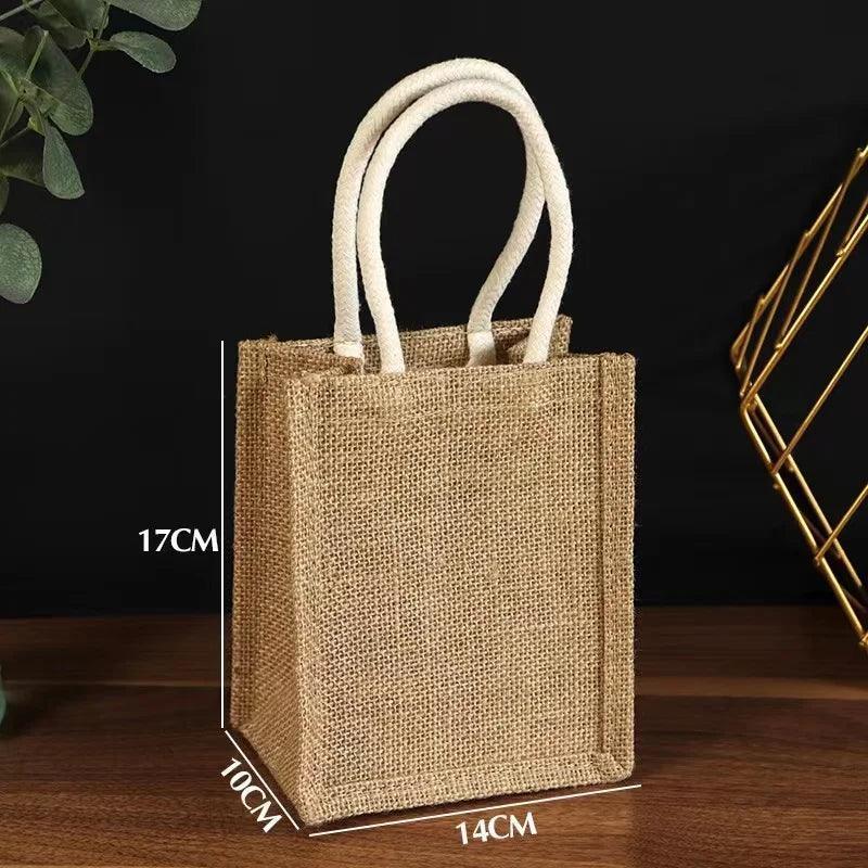 personalized jute tote - basil boutique