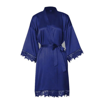 personalized lace robe - basil boutique