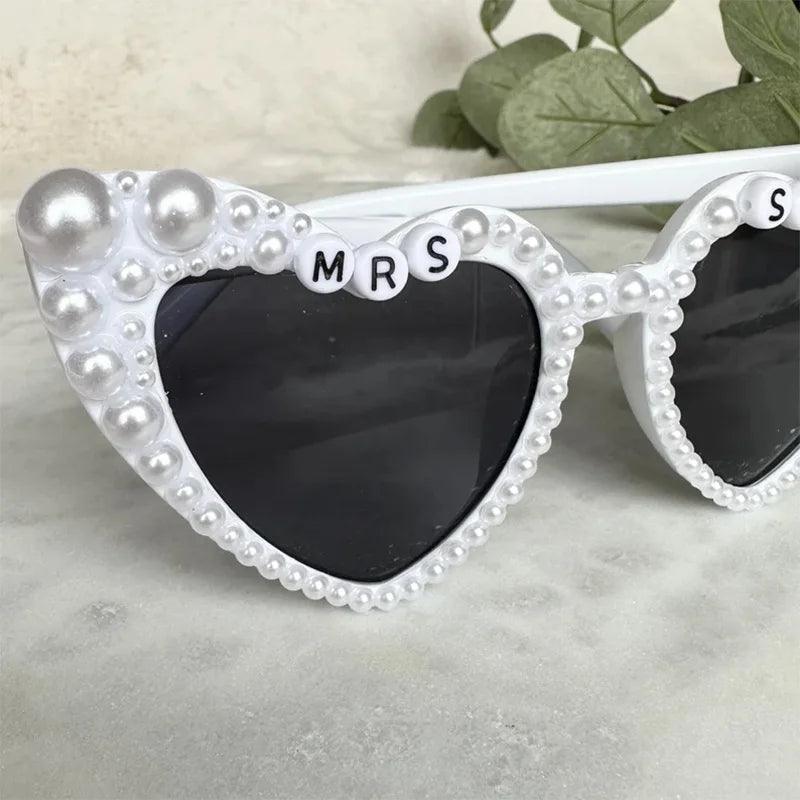 personalized pearl sunglasses - basil boutique