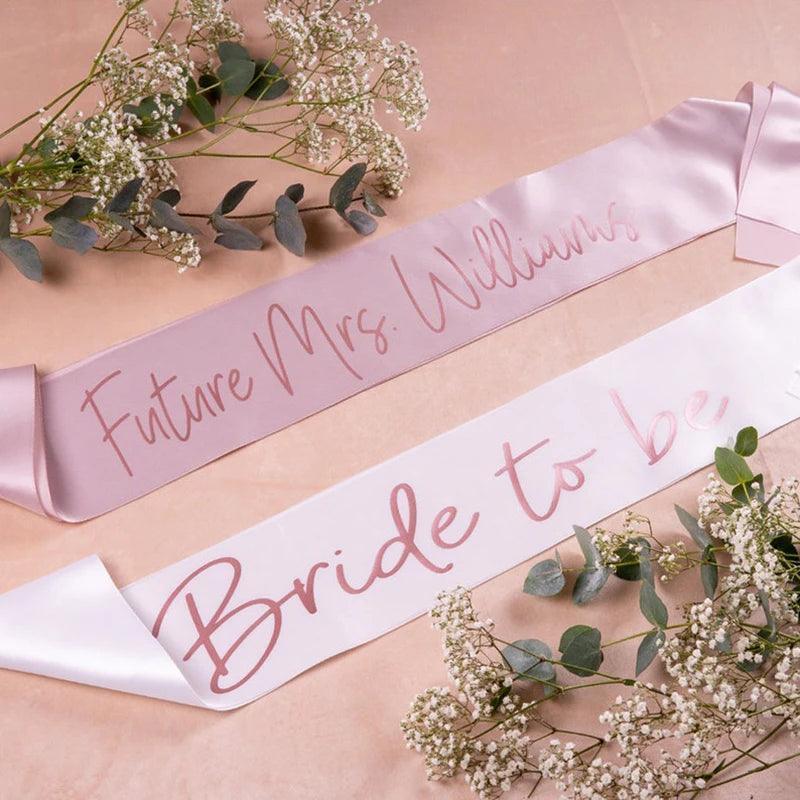 personalized sash - basil boutique