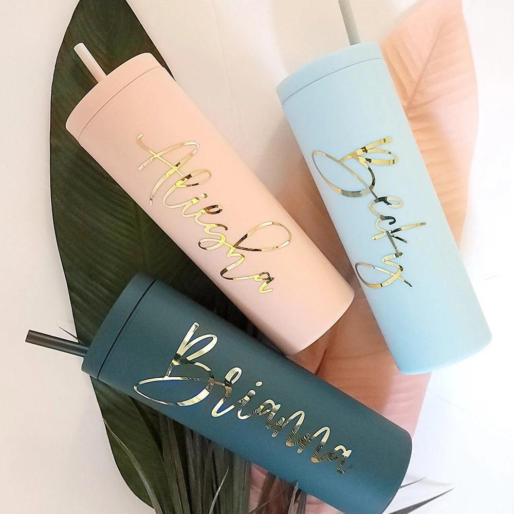 personalized slim tumbler - basil boutique