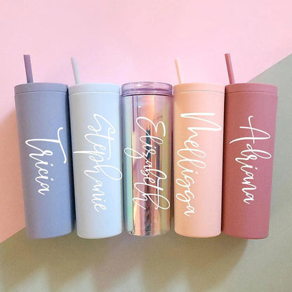 personalized slim tumbler - basil boutique