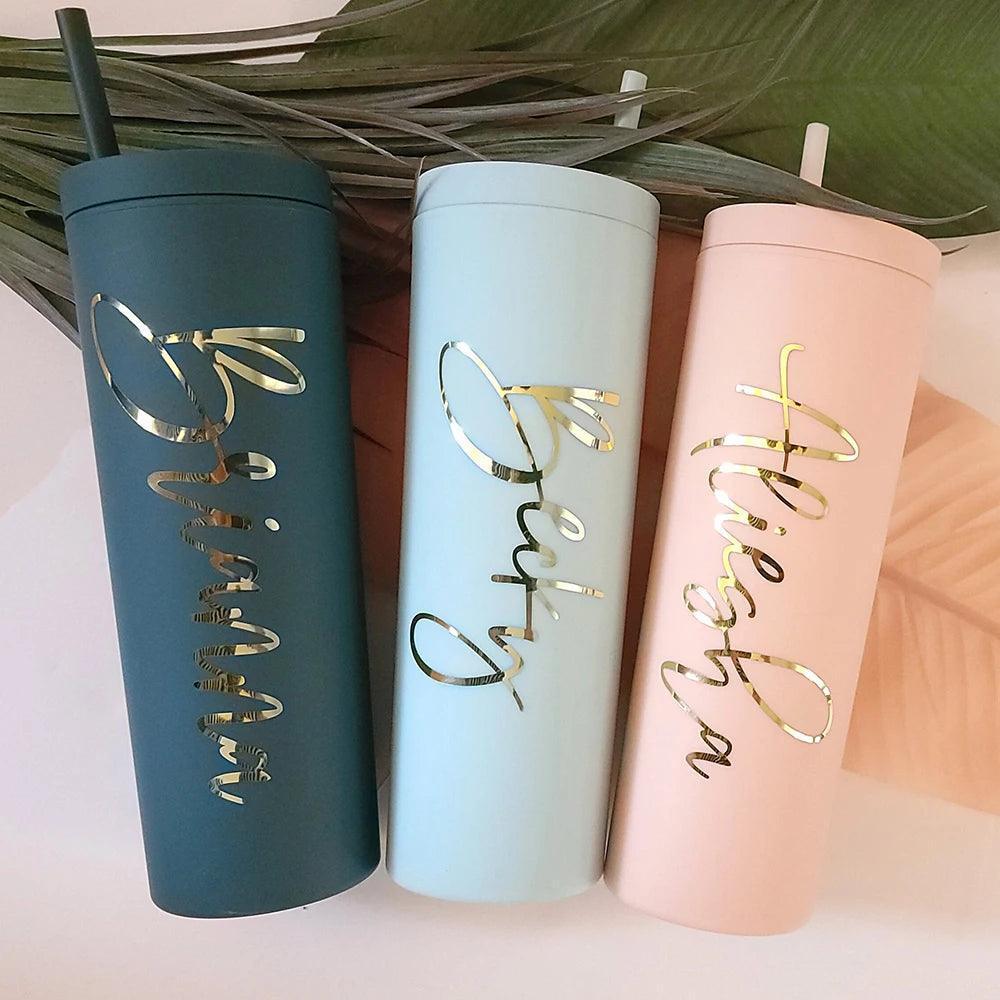 personalized slim tumbler - basil boutique