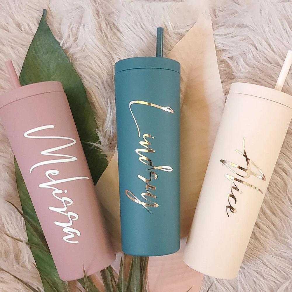 personalized slim tumbler - basil boutique