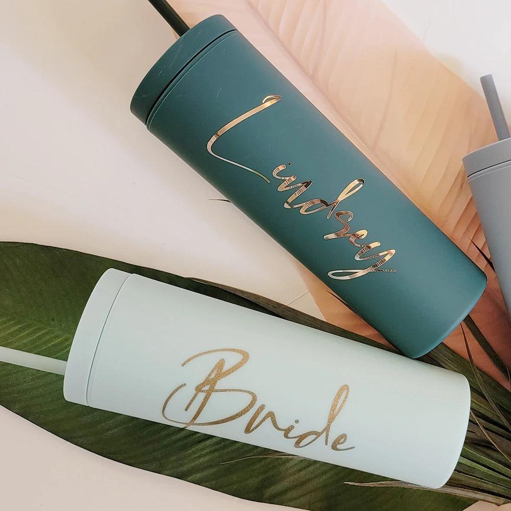 personalized slim tumbler - basil boutique