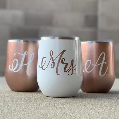 personalized wine tumbler - basil boutique