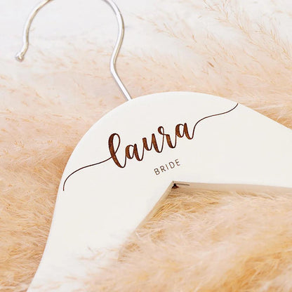 personalized wood hanger - basil boutique