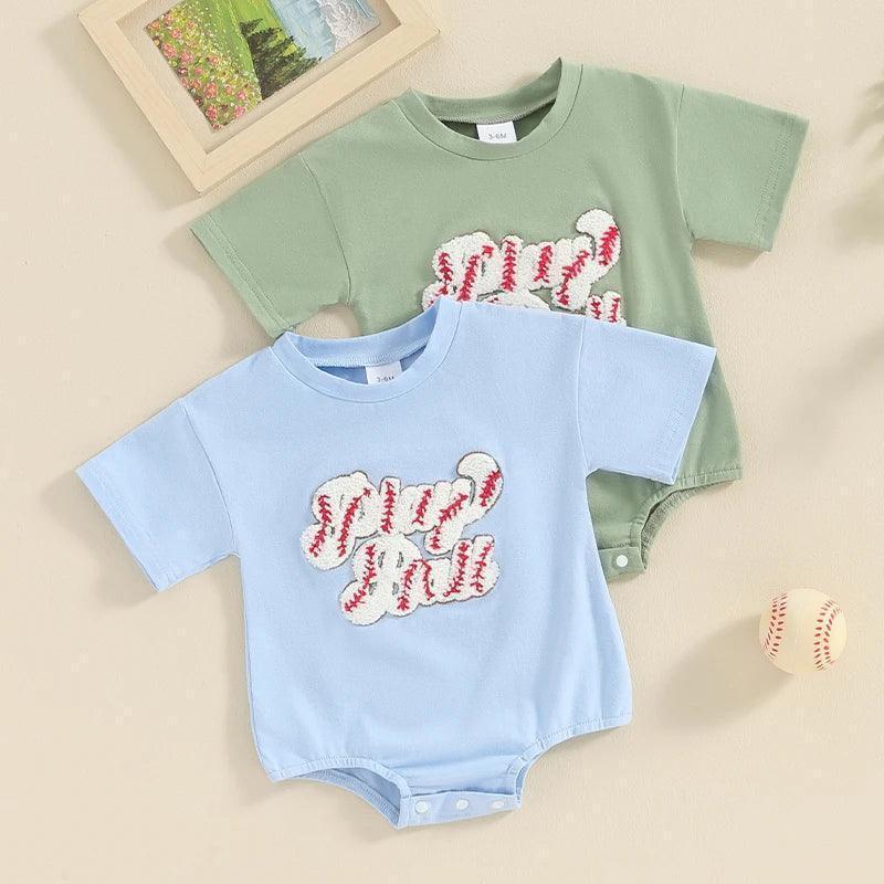 play ball onesie - basil boutique