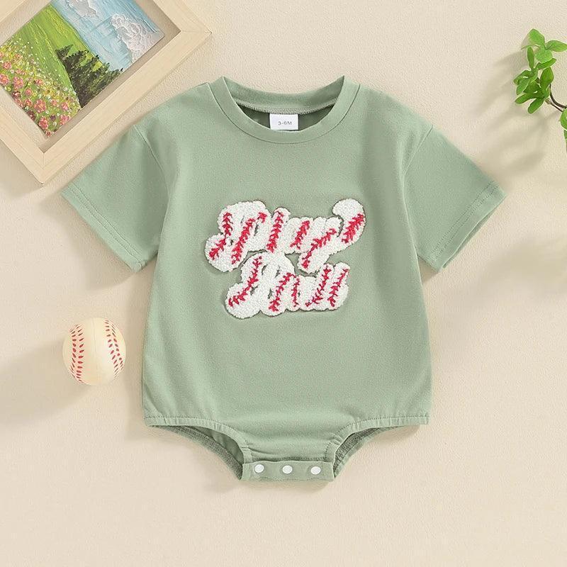 play ball onesie - basil boutique