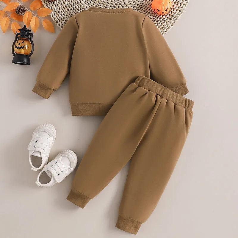 pumpkin kids outfit - basil boutique