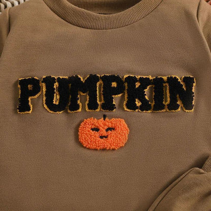 pumpkin kids outfit - basil boutique