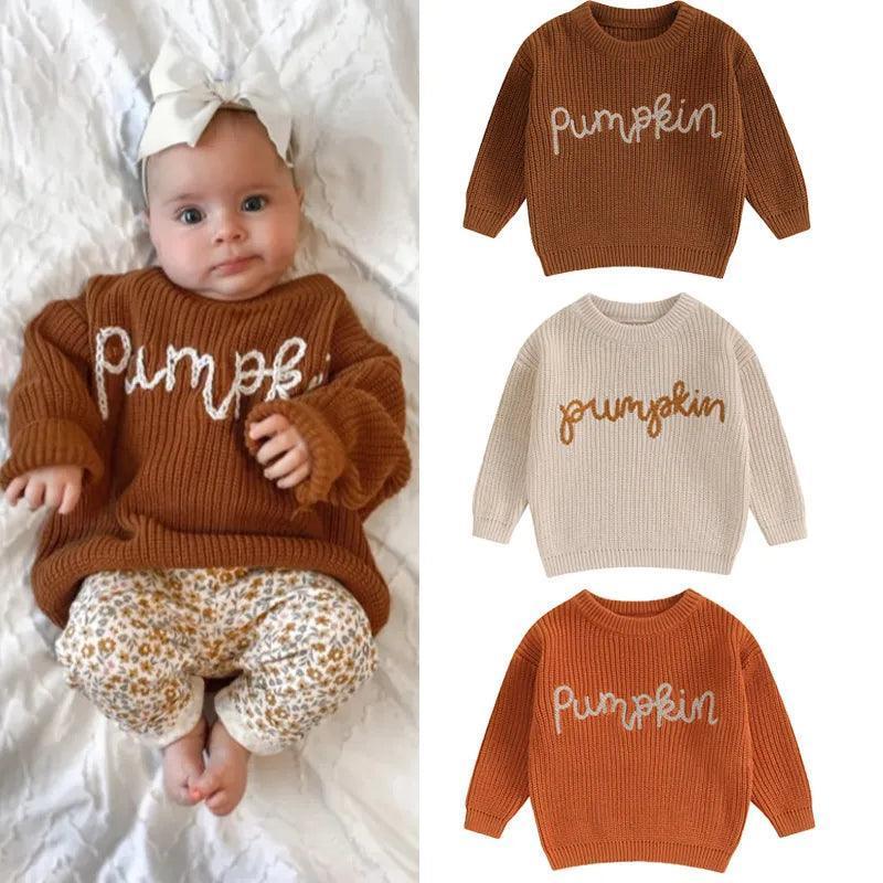 pumpkin kids sweatshirt - basil boutique