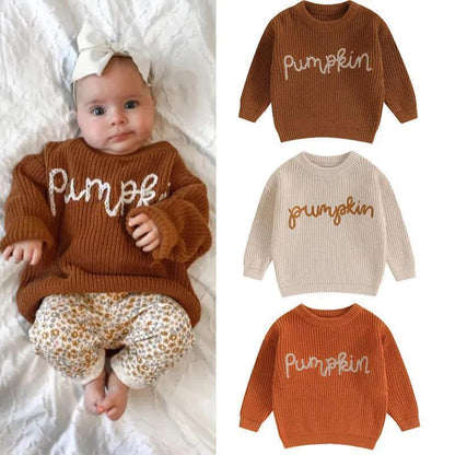 pumpkin kids sweatshirt - basil boutique