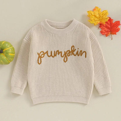 pumpkin kids sweatshirt - basil boutique