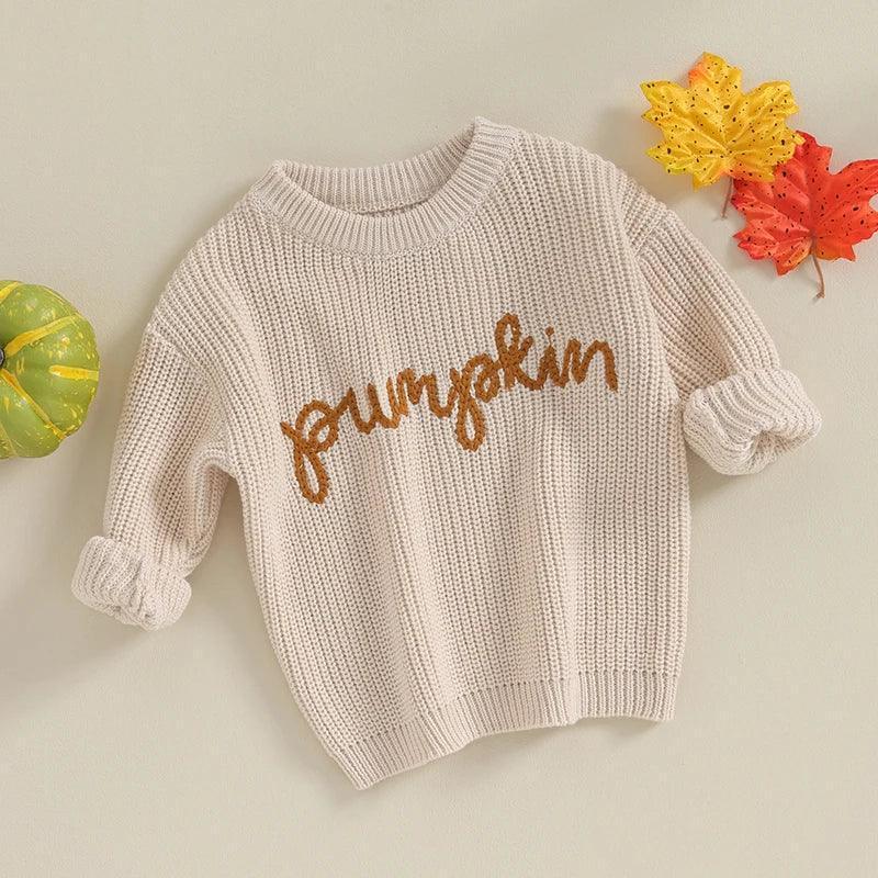 pumpkin kids sweatshirt - basil boutique