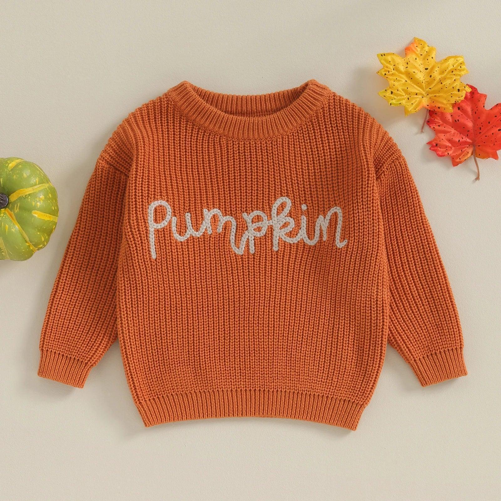 pumpkin kids sweatshirt - basil boutique