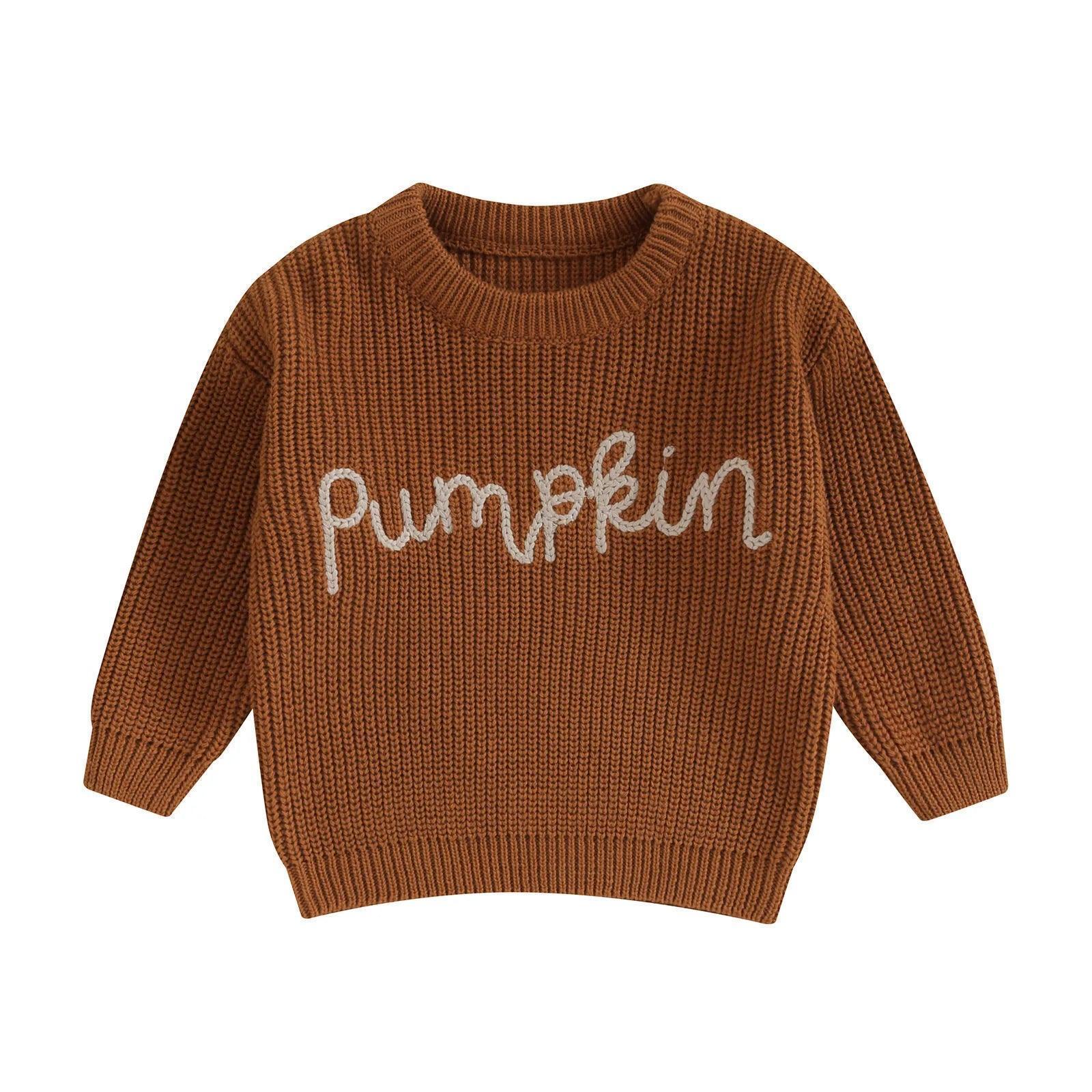 pumpkin kids sweatshirt - basil boutique