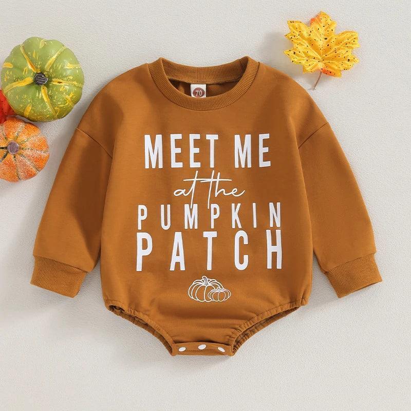 pumpkin onesies - basil boutique